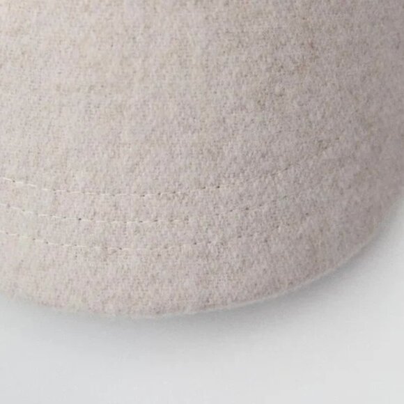 NWT ZARA FELT TEXTURE HAT SAND
